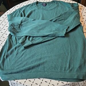 J. Crew Men's Green Crewneck Sweater